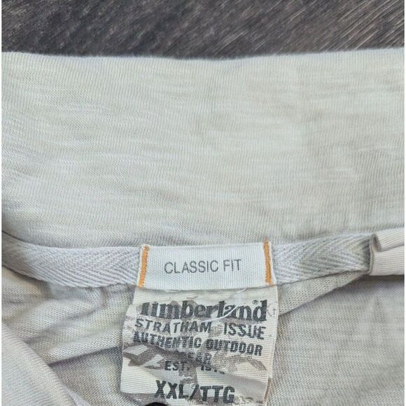 Timberland Men’s 2XL Long Sleeve Collard Stratham Classic Fit Khaki - Picture 3 of 3